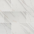 Pietra Calacatta Polished 12x24 Porcelain  Tile