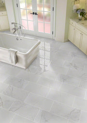 Pietra Carrara Polished 12x24 Porcelain  Tile