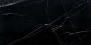 Pietra Divina Nero Marquina Marble Tile 12x24 Honed   3/8 inch