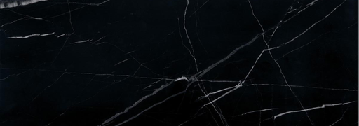 Pietra Divina Nero Marquina Marble Tile 4x12 Honed   3/8 inch