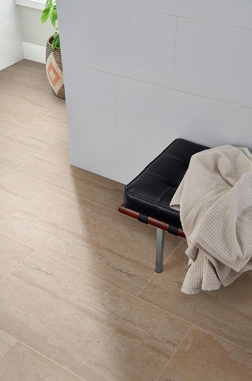 Pietra Dunes Beige Polished 12x24 Porcelain  Tile