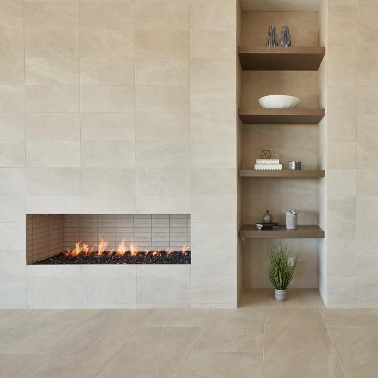 Pietra Italia Beige Matte 12x24 Porcelain  Tile