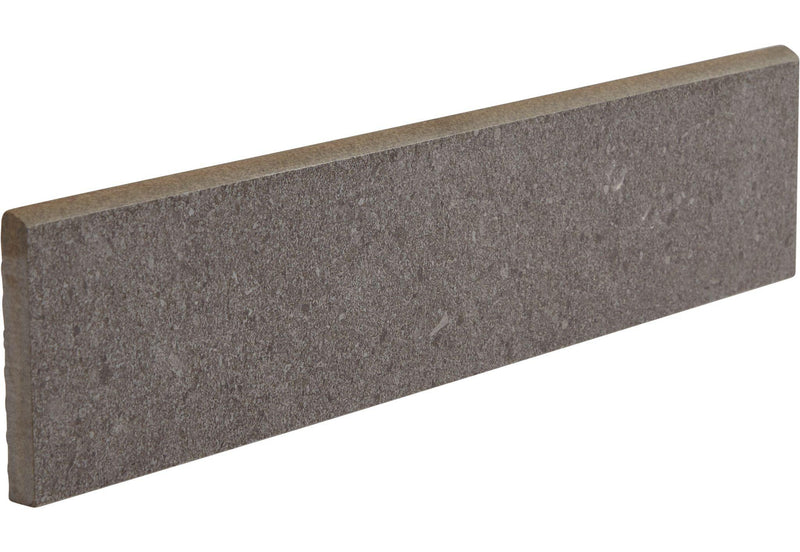 Pietra Italia Black Matte 3x12 Porcelain Surface Bullnose