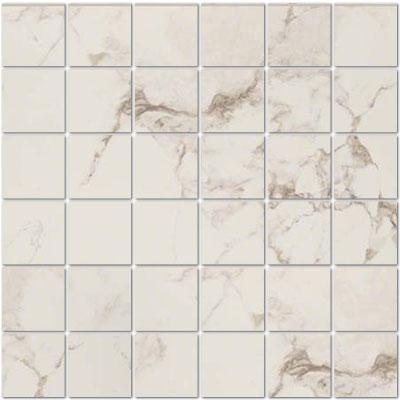 Pietra Statuario 2x2 Square Matte Porcelain  Mosaic