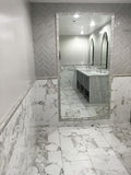 Pietra Statuario Polished 12x24 Porcelain  Tile