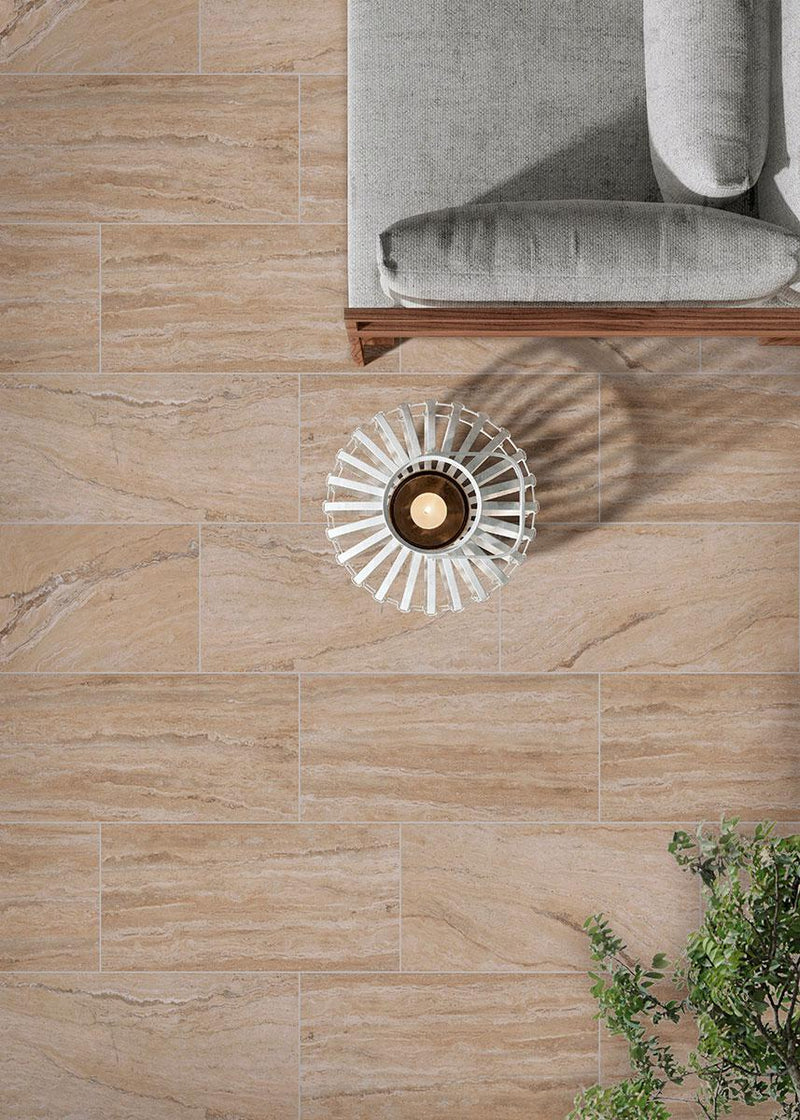 Pietra Vezio Beige Matte 12x24 Porcelain  Tile