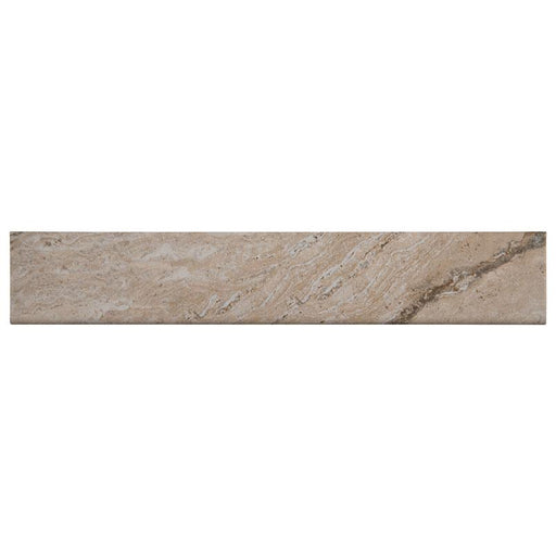 Pietra Vezio Beige Matte 3x18 Porcelain Bullnose