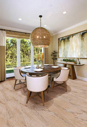 Pietra Vezio Beige Polished 12x24 Porcelain  Tile