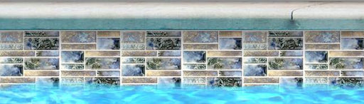 Pilos Satin Pearl Random Smooth, Glossy, Textured Porcelain  Mosaic