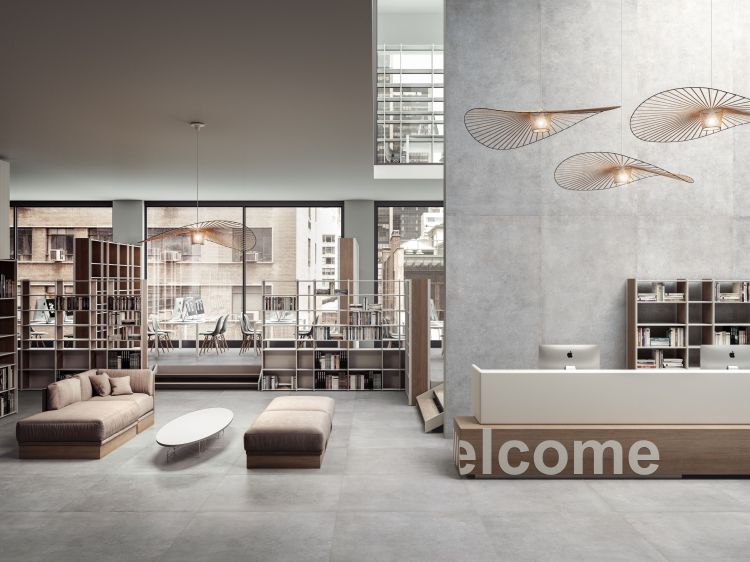 Plain Cinder Matte 12x24 Porcelain  Tile