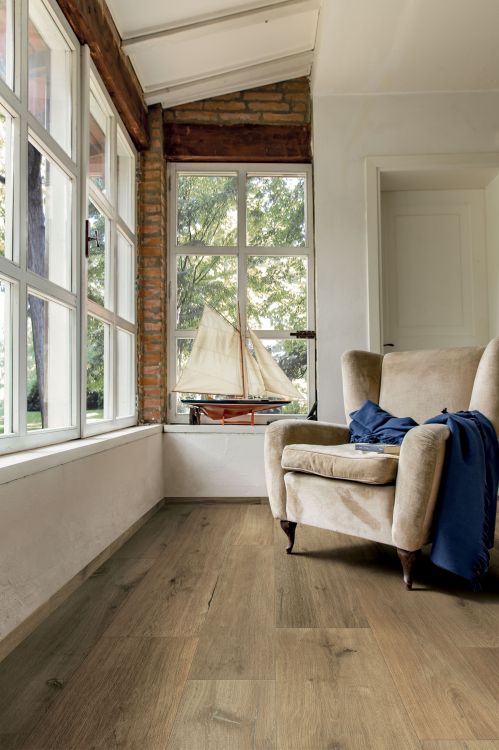 Planches Noisette Matte 8x71 Porcelain  Tile