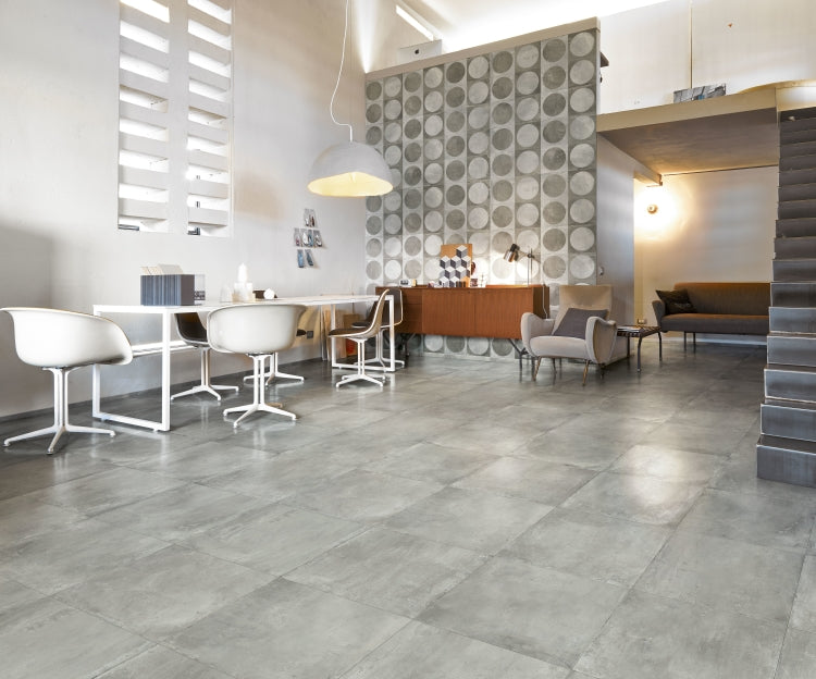 Plus One Ash Matte 24x48 Porcelain  Tile