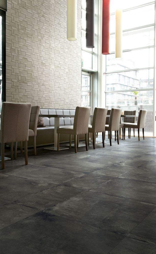 Plus One Coal Matte 24x24 Porcelain  Tile