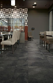 Plus One Coal Matte 24x48 Porcelain  Tile