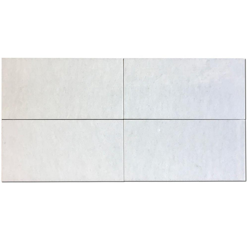 Polar White Marble Tile 12x24 Polished