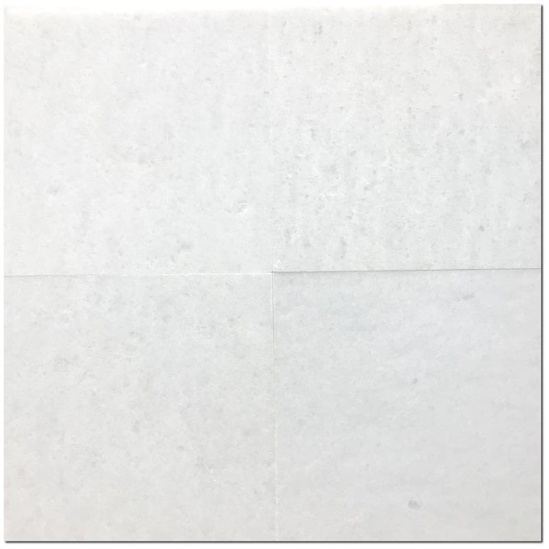Polar White Marble Tile 18x18 Polished