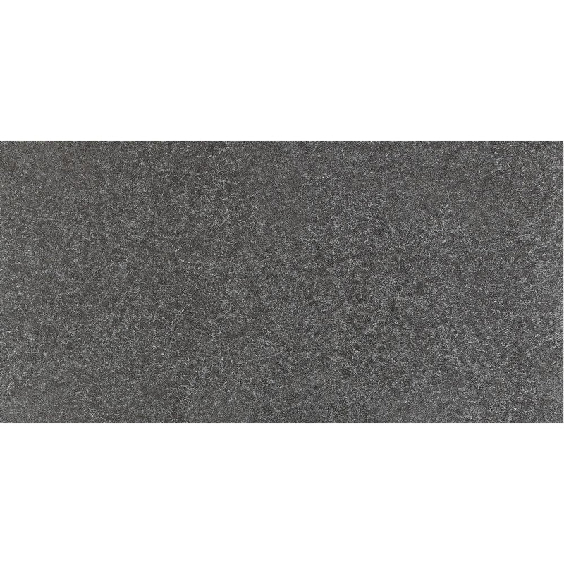 Pompeii Black Basalt Tile 12x24 Honed