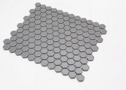 Porcelain Mosaics Gray 1x1 Hexagon Matte   Mosaic