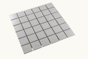 Porcelain Mosaics Gray 2x2 Square Matte   Mosaic