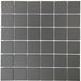Porcelain Mosaics Solids Black 2x2 Square Matte   Mosaic