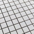 Porcelain Mosaics White 1x1 Square Matte   Mosaic