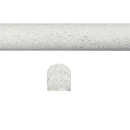 Porto Rosal Limestone Trim 12 Honed     Pencil Rail