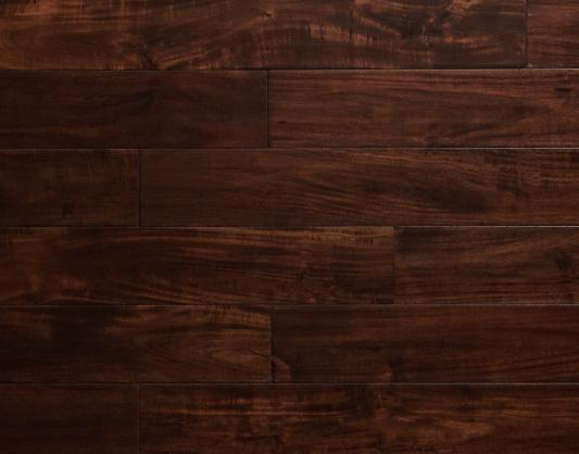 Preserve River Walnut 84   Engineered Hardwood Small Leaf Acacia Square Stair Nose