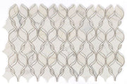 Prestige Pearl Calacatta Intertwining Arabesque    Mosaic