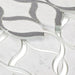 Prestige White Intertwining Arabesque  Glass  Mosaic