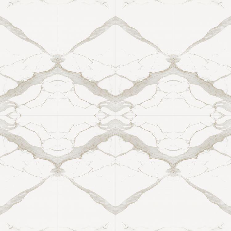 Prestigio Calacatta Lucido Book Match Polished 30x60 Porcelain  Tile
