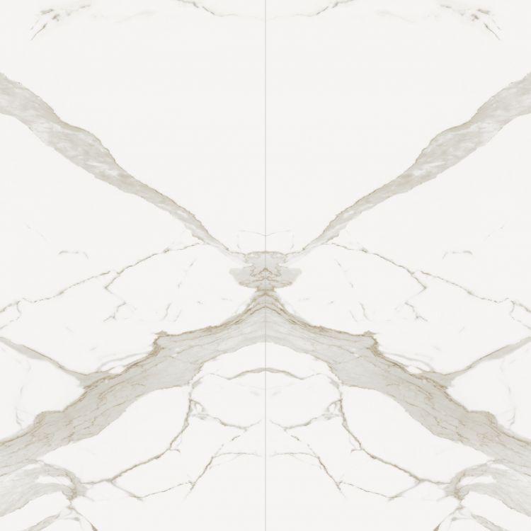 Prestigio Calacatta Lucido Book Match Polished 30x60 Porcelain  Tile
