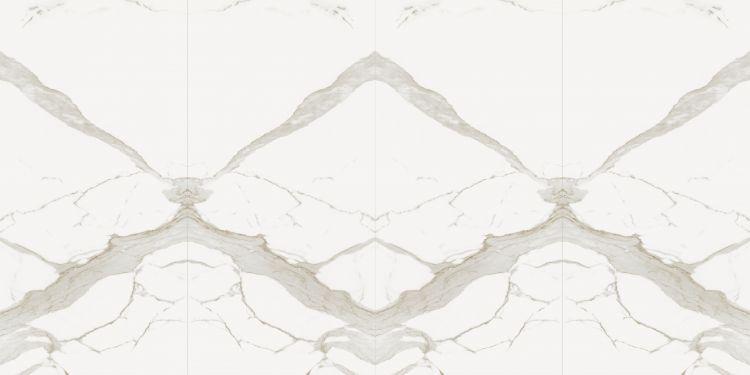 Prestigio Calacatta Lucido Book Match Polished 30x60 Porcelain  Tile