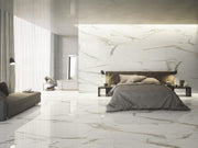 Prestigio Calacatta Lucido Polished 12x24 Porcelain  Tile