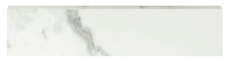 Prestigio Statuario Soft Matte 3x12 Porcelain Bullnose
