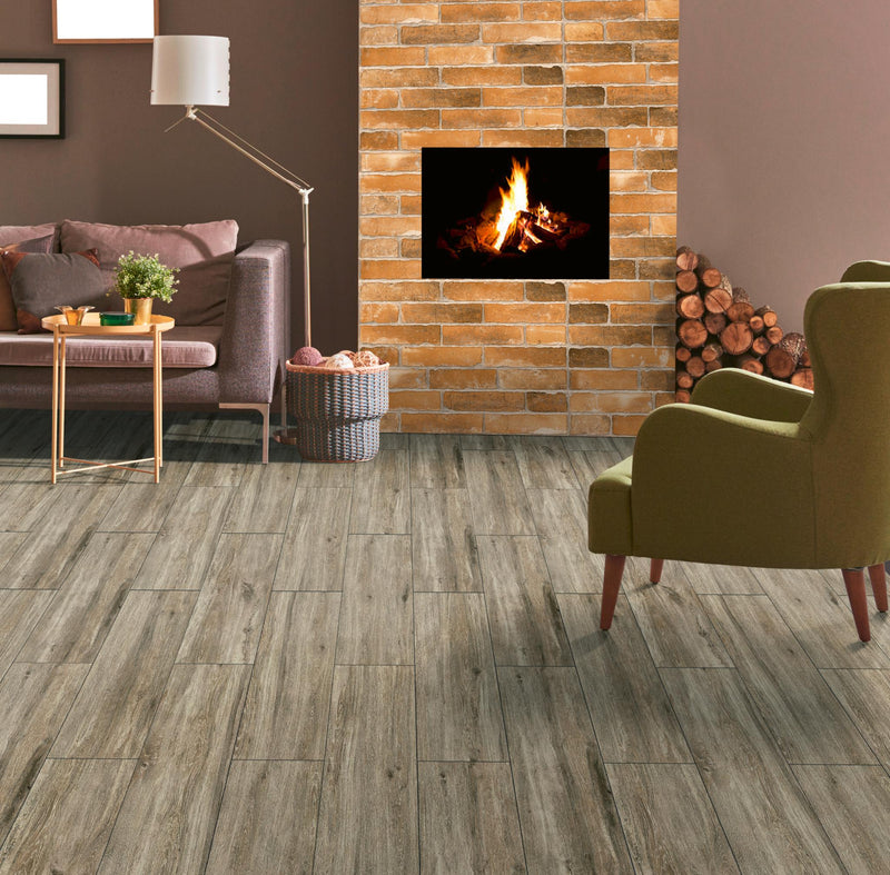 Prime Mocha 6x24 Porcelain  Tile