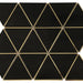 Prism Black Stone Triangle Matte Mixed  Mosaic