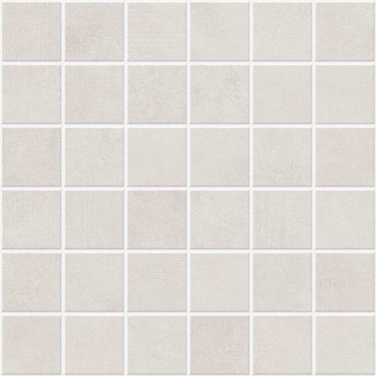 Pro Ivory Square Porcelain Mosaic — Solidshape
