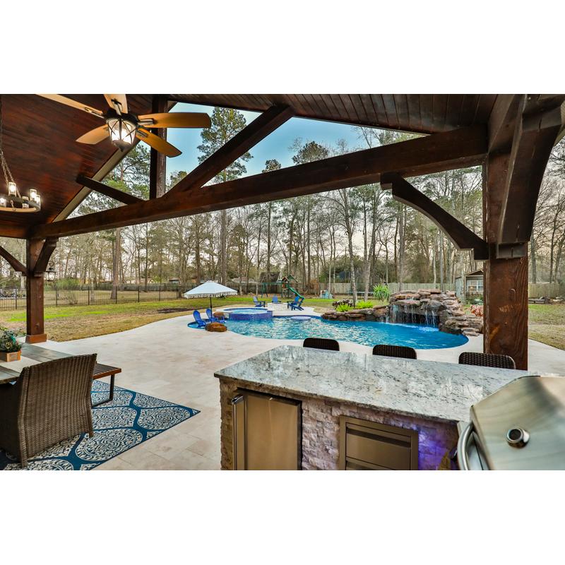 Qdi Light Travertine Paver 12x24 Tumbled   2 inch