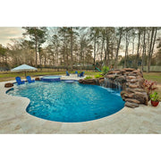 Qdi Light Travertine Paver 16x24 Tumbled   1.25 inch