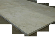 Qdi Light Travertine Paver 24x36 Tumbled   1.25 inch