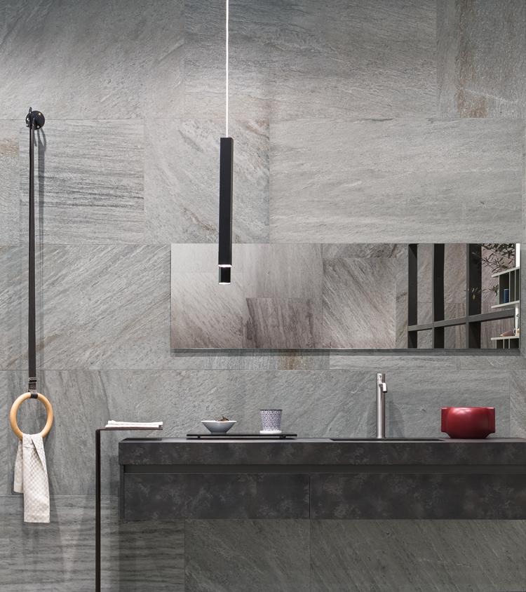 Quartzite Grigio 24x24 Porcelain  Tile