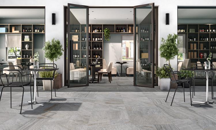 Quartzite Grigio 24x48 Porcelain  Tile