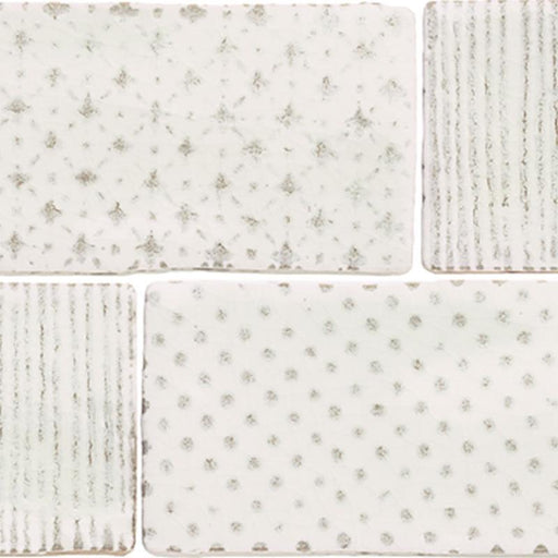 Quater Cotton Deco Glossy 3x6 Ceramic  Tile