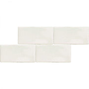 Quater Cotton Glossy 3x6 Ceramic  Tile