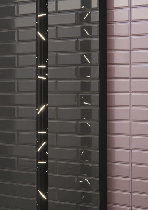 Quintessenza Dintorni Nero Glossy 3x11.8 Ceramic  Tile