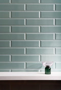 Quintessenza Dintorni Verde Glossy 3x11.8 Ceramic  Tile