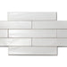Quintessenza Pigmento Bianco Matte 2.4x14.5 Porcelain  Tile