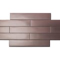 Quintessenza Pigmento Malva Matte 2.4x14.5 Porcelain  Tile