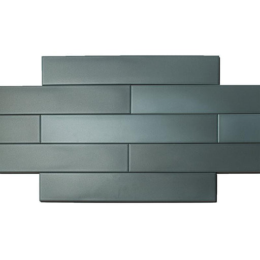 Quintessenza Pigmento Verde Matte 2.4x14.5 Porcelain  Tile