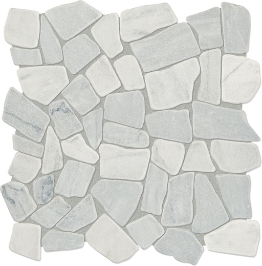 Raine Cirrus Storm Pebble Tumbled Marble  Mosaic